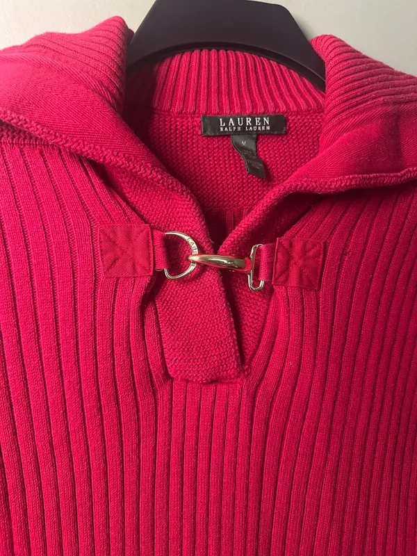 Lauren Ralph Lauren Women’s M Pink Ribbed Tunic Top Quiet Luxury Coastal Chic - Image 3