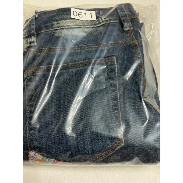 Free People Artisan De Luxe Patchwork Jeans 27 Serape Bandana Distressed Boho - Image 8