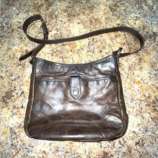 Frye medium leather should bag - Image 14