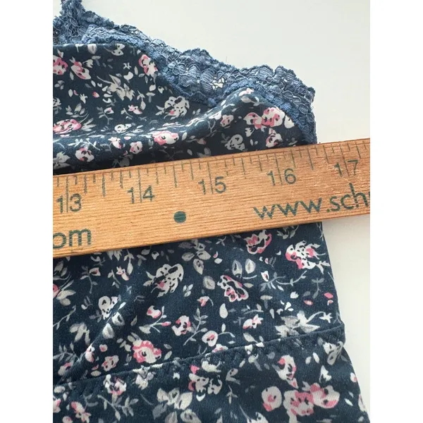 Marilyn Monroe Slip Dress Sz XL Floral Babydoll Nightgown Lace Cottage Fairy - Image 10