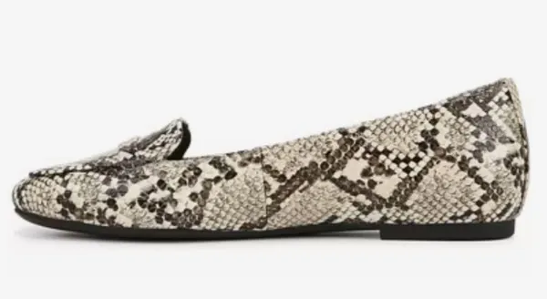 Vionic Hayes Loafer Ivory/Multicolor Snakeskin Patterned Loafers Size 9 - Image 2