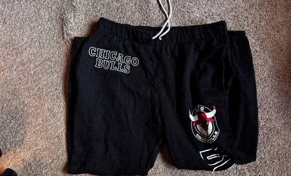 NBA Chicago bulls black sweatpants - Image 6
