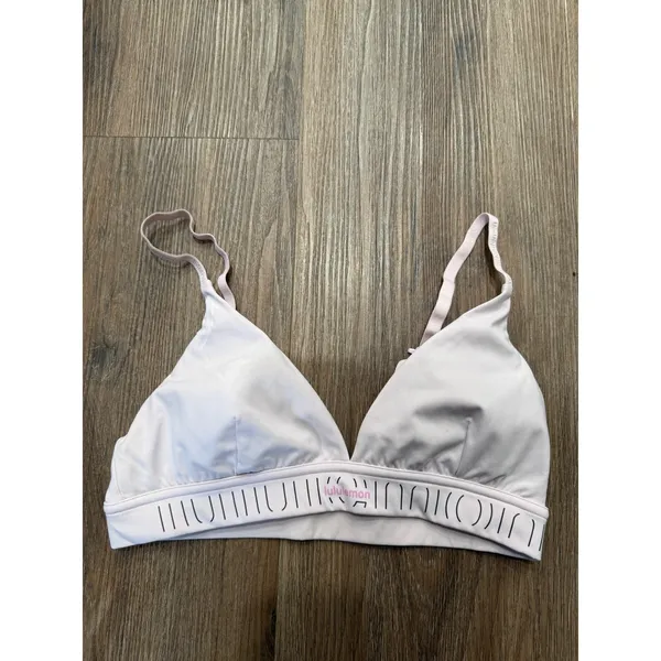 Lululemon Ebb to Street Bra Light Support Pink Size 6 LW2DYLS Triangle Bralette - Image 2