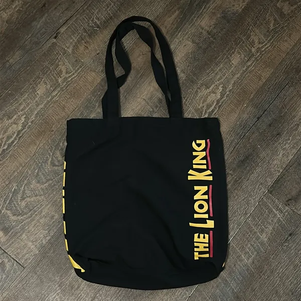 Disney's The Lion King Broadway‎ Musical Shoulder Tote Bag - Black & Yellow - Image 3