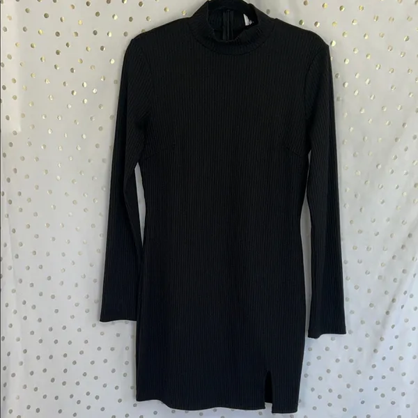 Princess Polly Black Long Sleeve Dress - Image 2