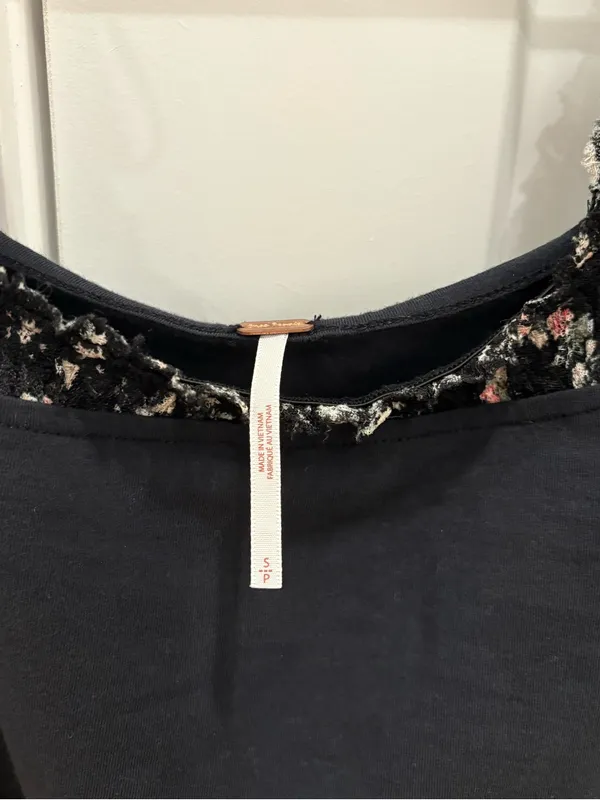 Free People Josie Long Sleeve Top Size Small - Image 3