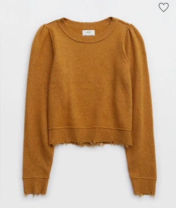 Aerie Cozyup Shrunken Crew Sweater - Image 4