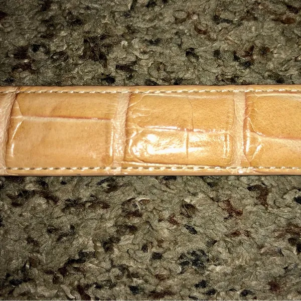 Coldwater Creek Tan Leather Belt Womens S Used S 91017 - Image 12