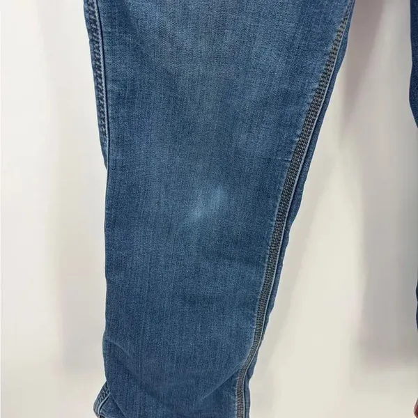 Carhartt Boone flannel lined relaxed fit straight leg denim jean women’s 8s - Image 5