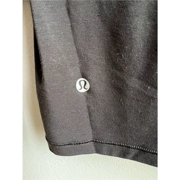Lululemon Jersey Training Muscle Tank Top Wordmark Size 14 Black Sleeveless - Image 7