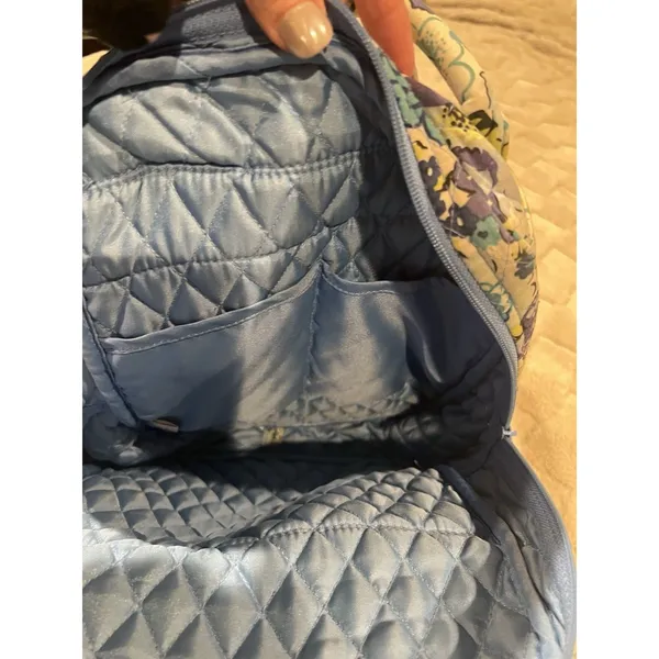 Vera Bradley Women's Quilted Blueberry Blooms Mini Backpack - Image 6