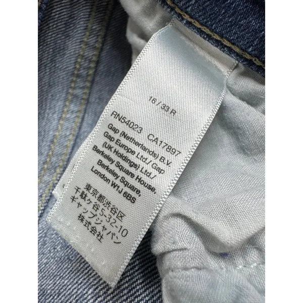 Gap Premium Bootcut Jeans Women's Size 16 33R Medium Wash Cotton‎ Blend - Image 8