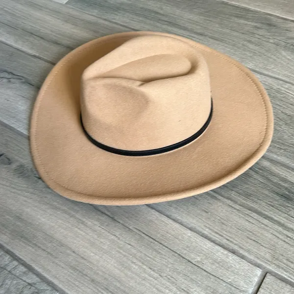 Felt tan hat - Image 3