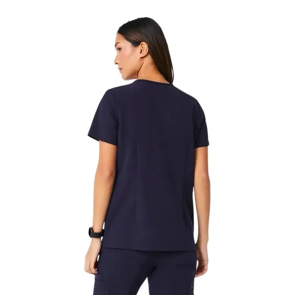 FIGS Navy V Neck Casma Scrub Top Small - Image 2