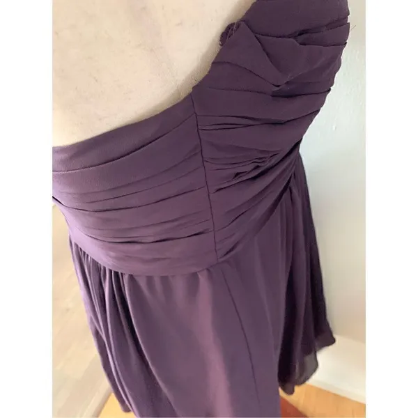 Bill Levkoff Purple strapless dress size 14 - Image 7