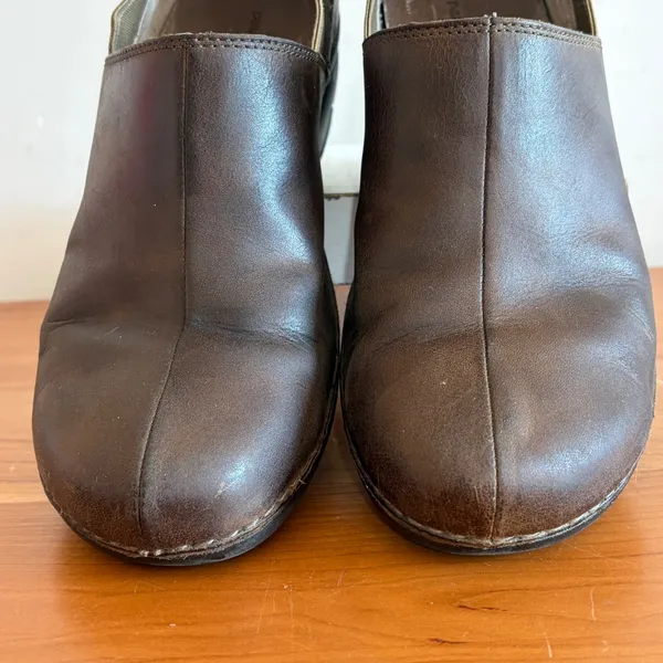 Patagonia‎ Better Clog Leather Slip On Shoes Brown Womens 9 T71351 - Image 4