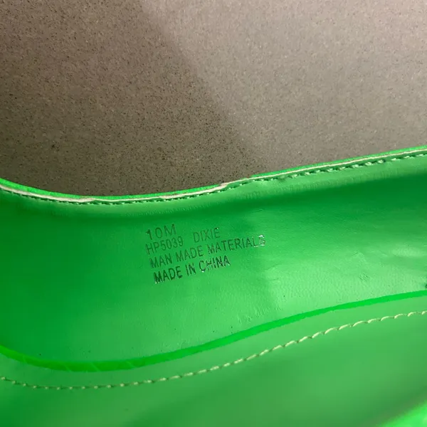Stilettos Elegant Green Stiletto Heels 10 M Like NEW - Image 9