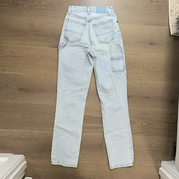 Abercrombie ‘The 90s Straight Ultra High Rise’ Curve Love Jeans size 25L - Image 5