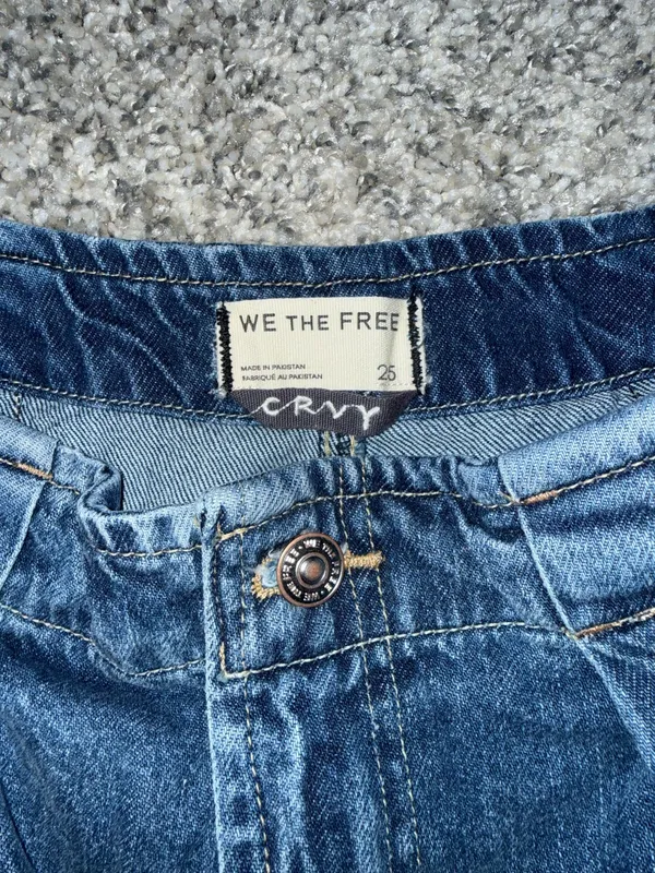 Free People Jean Shorts Denim - Image 2