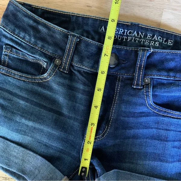 American Eagle Outfitters Midi Denim Shorts 2 - Image 4