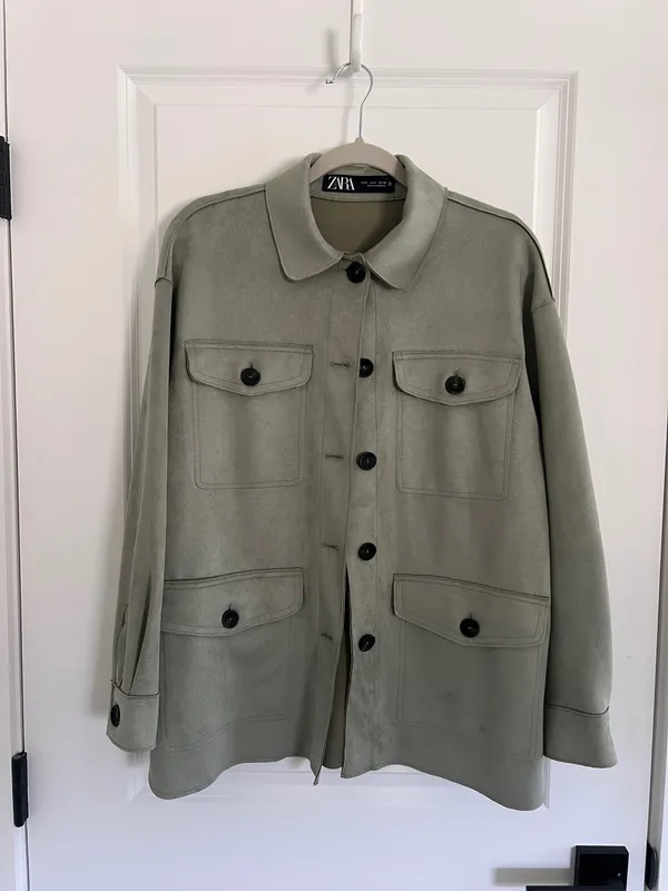 Zara Faux Suede Jacket - Image 2