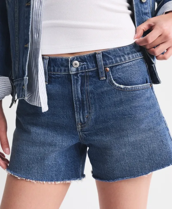 Abercrombie Mid-Rise A-Line Shorts Curve Love - Image 5
