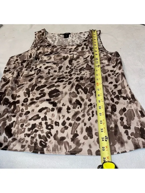 Ann Taylor Loft blouse leopard print - Image 13