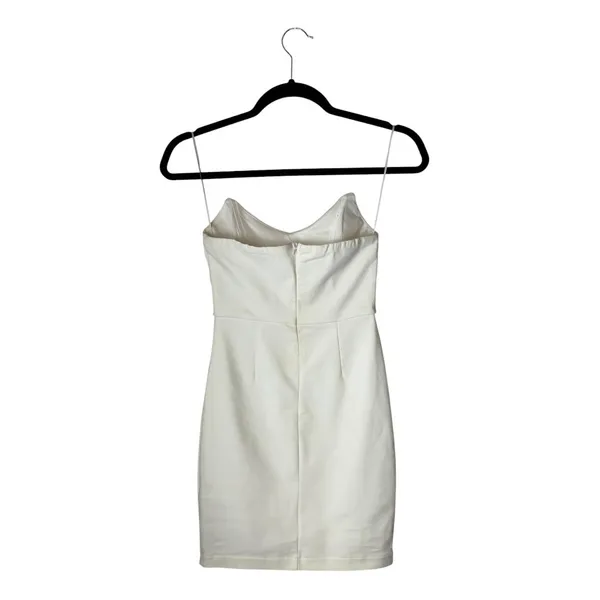 Superdown Stevie‎ Mini Dress Womens XS White Strapless Boned Party Cocktail - Image 3