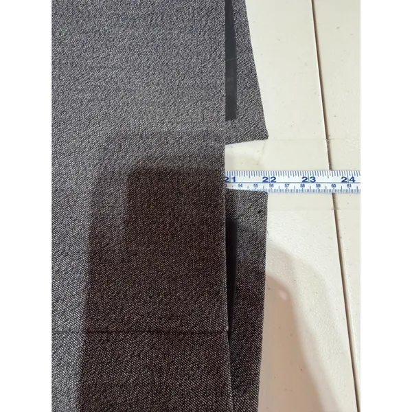 Express Pencil Skirt Size 4 Grey Slit Buckle‎ Office Siren Corporate Office - Image 9
