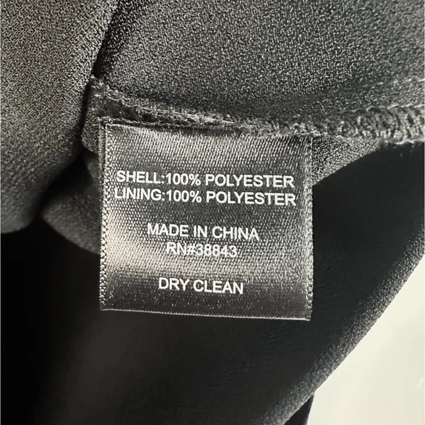 Sam Edelman Black Satin Cutout Midi Dress‎ Size 10 Cocktail Party Minimalist LBD - Image 8
