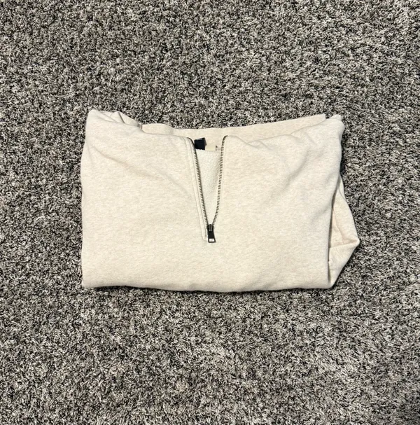 Cream Quarter-Zip Target - Image 3