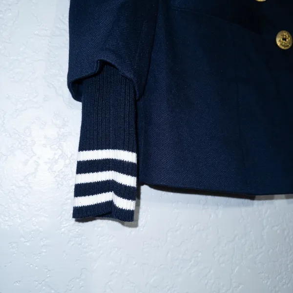 CAbi Classic Navy Blue Grand Slam Nautical Blazer Size 4 - Image 3
