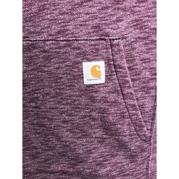 Carhartt Womens Slightly Fitted Cowl Neck Hoodie‎ Purple Heather 102481 Size M - Image 5