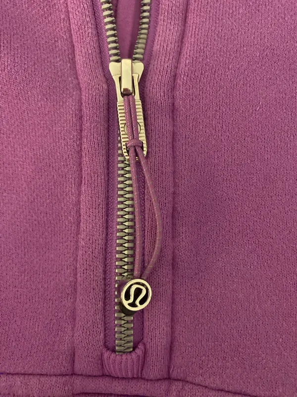 Purple Lululemon Scuba Hoodie Half-Zip - Image 5