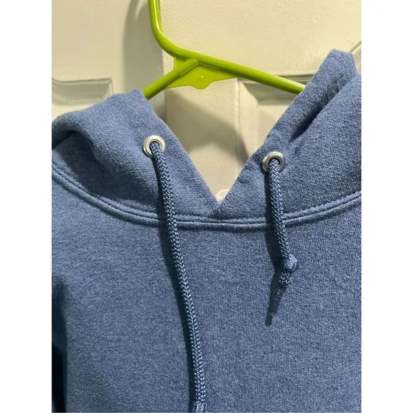 Vintage Ron Jon Surf Shop Small Hoodie Blue Life in the Slow Lane Beach - Image 3