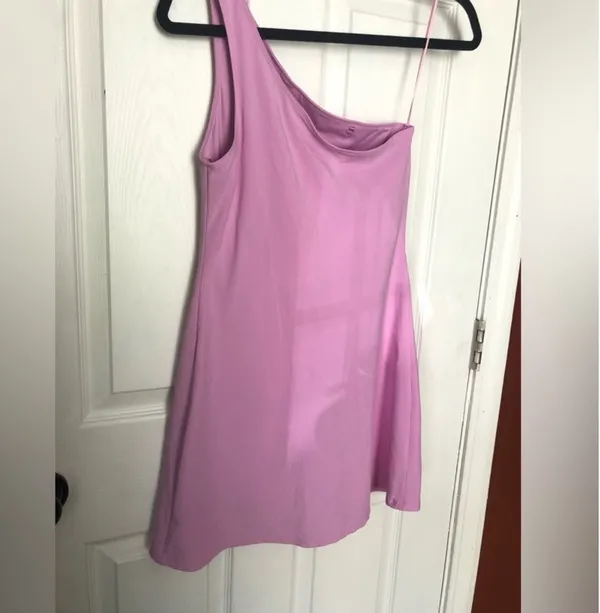 Abercrombie and Fitch One-Shoulder Traveler Mini Dress - Image 5