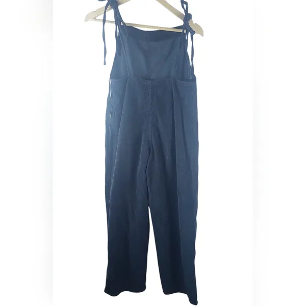 Unban Outfitters BDG Black Corduroy Overalls adjustable strap Front Pocket S - Image 2