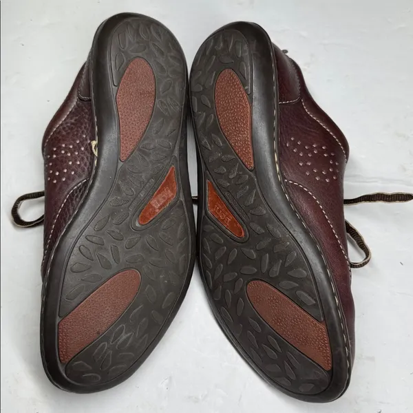 Born Women's Dark Brown Leather Derbys 7 38 walking oxfords comfortable casual - Image 10