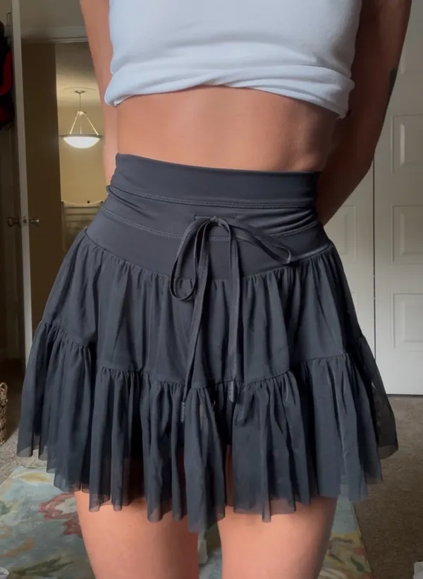 Popflex Tulle Skort Black Size XXS - Image 2