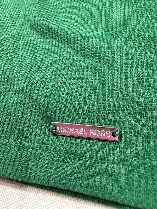 Michael Kors Soft Kelly green Cowl Neck Sweater size XL - Image 2