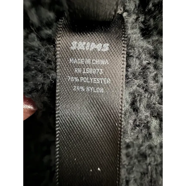 SKIMS Teddy Cozy Knit Lounge Pants in Black Size L/XL Inseam‎ 31" #HR-1 - Image 3