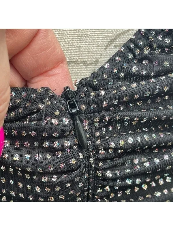 FOR LOVE & LEMONS All That Glitters Whimsigoth Fairy Grunge Cocktail Dress Sz L - Image 12