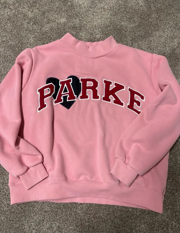 Parke Valentine Jean Heart Mock Neck - Image 2