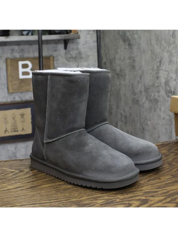 NWT Koolaburra By Ugg Womens Classic Koola Short Boots 1017090 Stone Gray 7M - Image 2