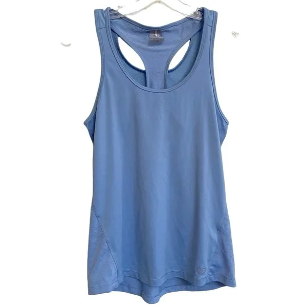 CALIA Light Blue Cut Out Back Sleeveless Active Tank Top Womens XS Workout‎ - Image 9