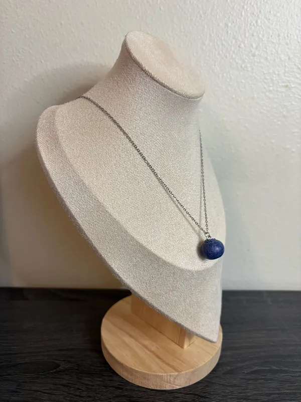 Handmade Blueberry Charm Necklace  - Image 3