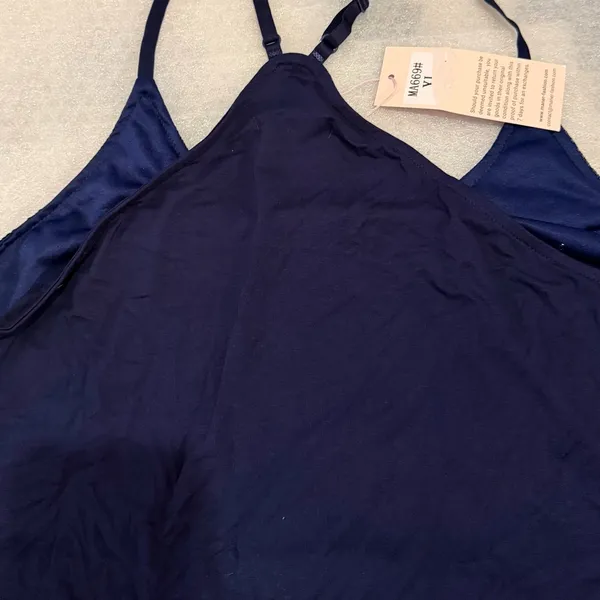 Marigold Sequin Ombre Camisole - Teal to Navy - Image 5