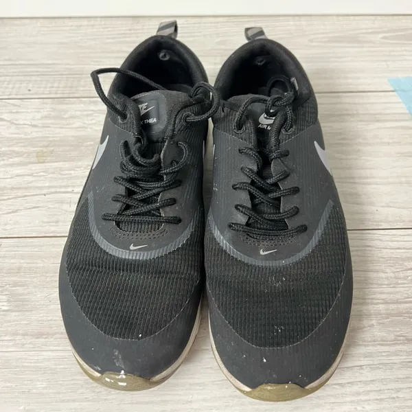 Nike Womens 6 Air Max Thera Black Mesh - Image 3