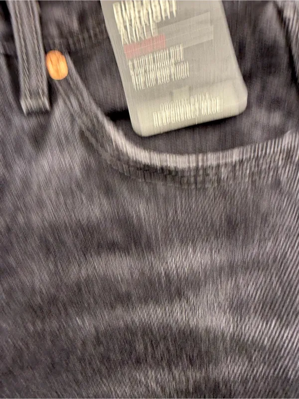Levi’s Womans 24 Straight Ankle NWT Distressed Black Straight-Leg Jeans - Image 3