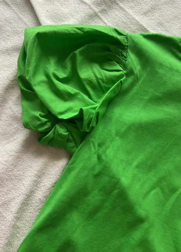 ZARA balloon shoulder top. S - Image 5